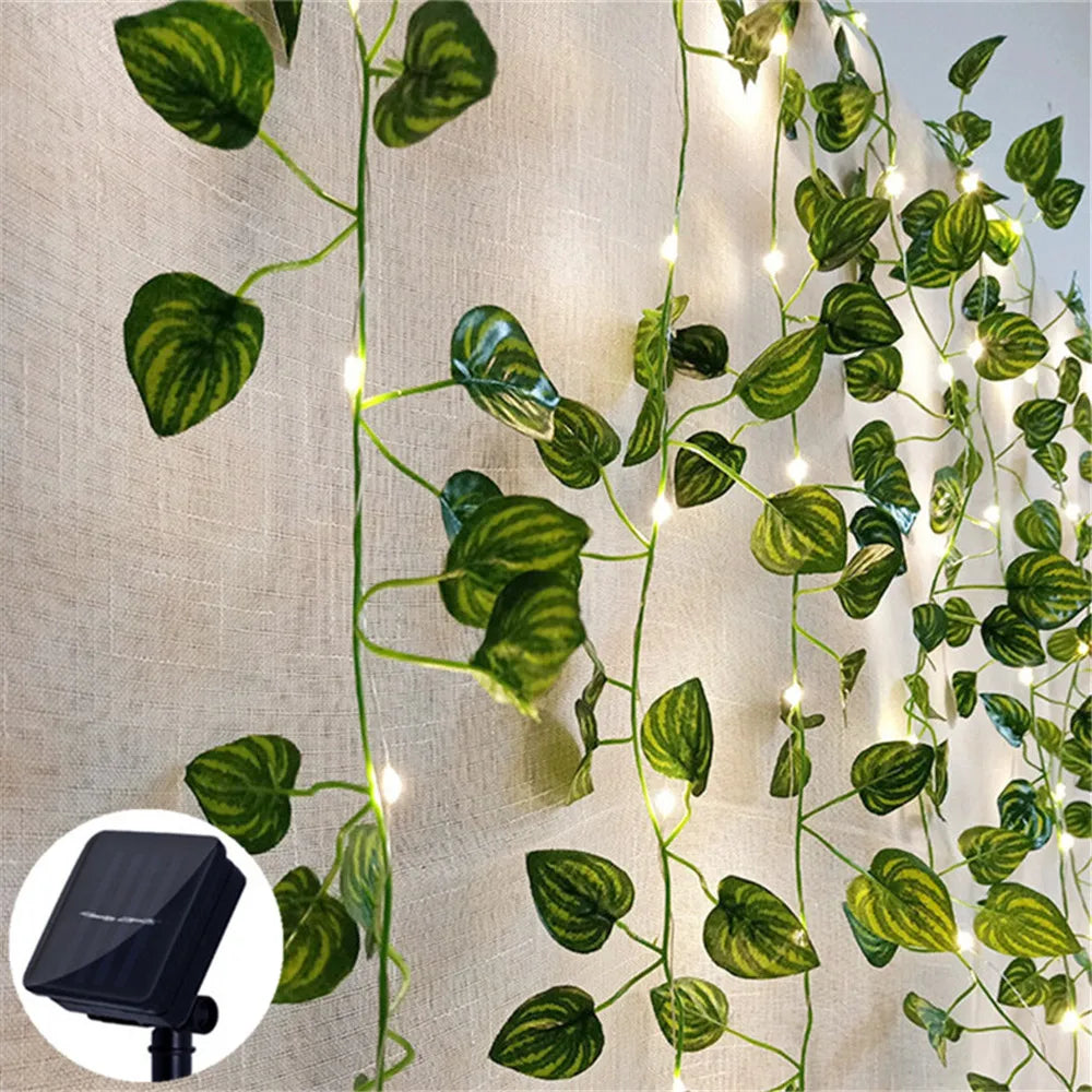 Outdoor Solar String Lights Warm White Garden Decor