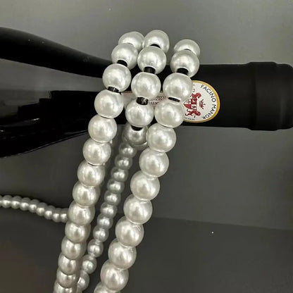 Luxury Glass Wine Bottle Holder Stand