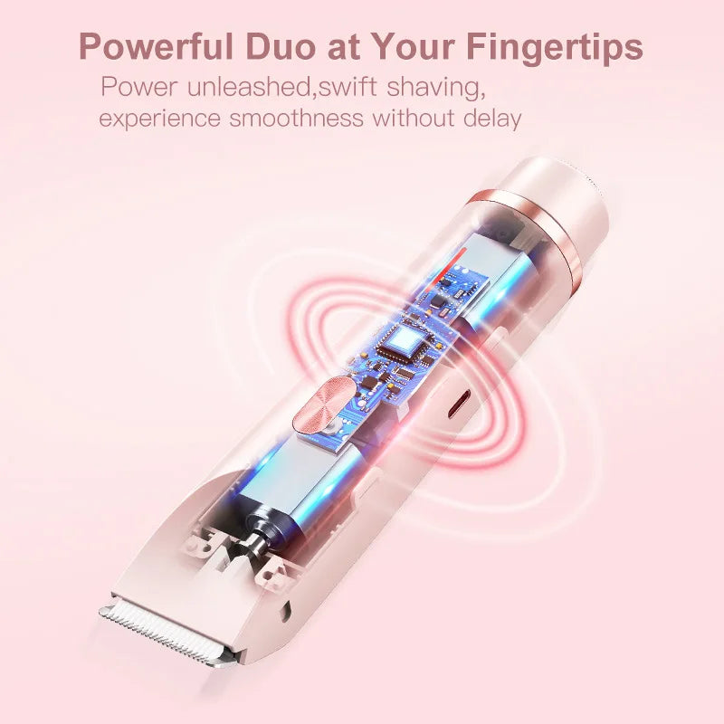 Premium Double Blade Cordless Hair Clipper