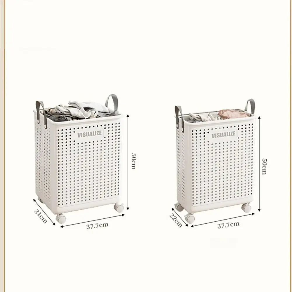 Compact Folding Laundry Storage Basket