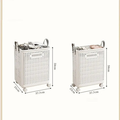Compact Folding Laundry Storage Basket
