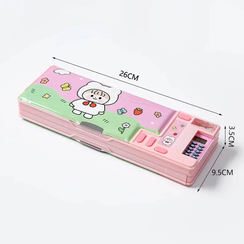 Fun Colorful Kids Pencil Case Calculator