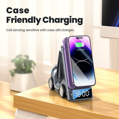 Fast 5-in-1 Wireless Charging Dock Station