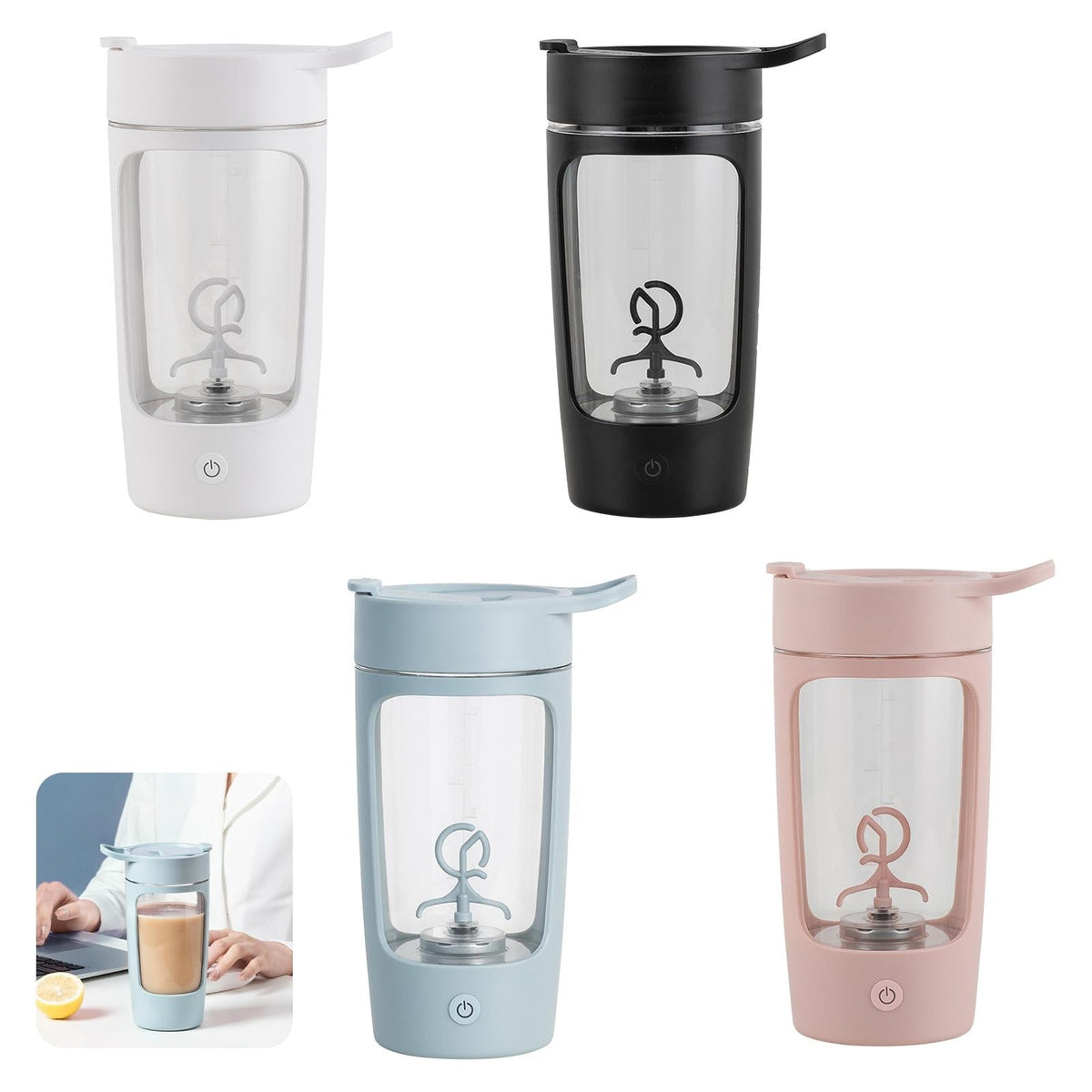 Powerful Portable Protein Mixer Bottle