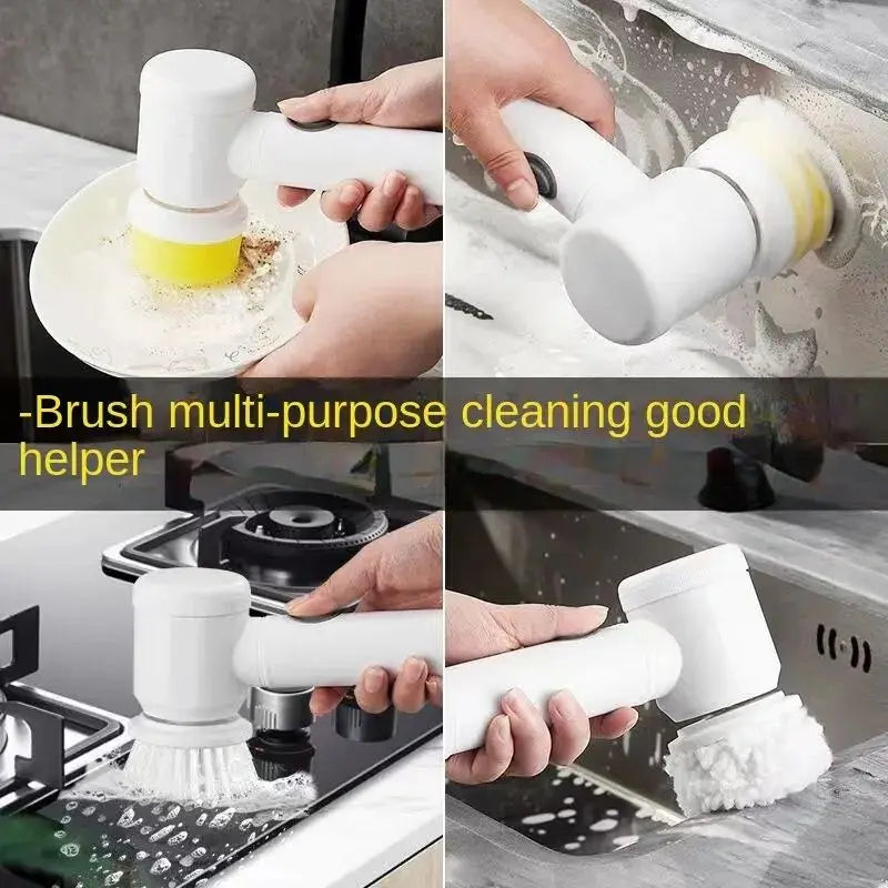 Powerful Cordless Bathroom Cleaner Scrubber