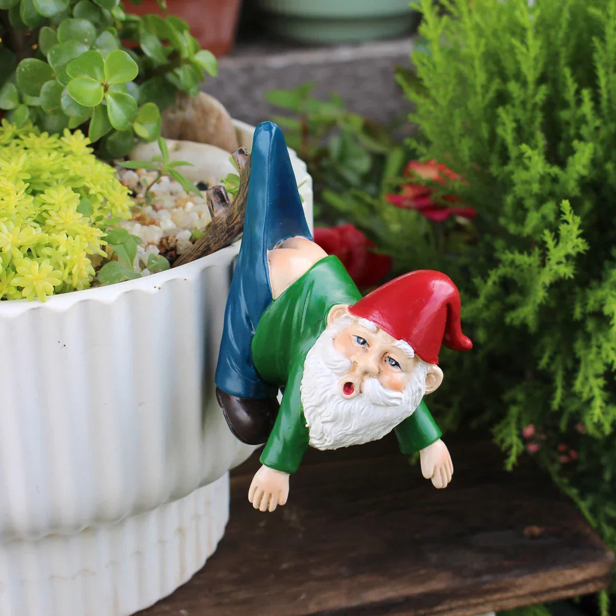 Quirky Garden Gnome Planter with Pants