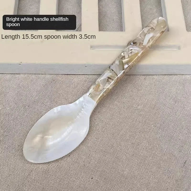 Oceanic Pearl Shell Glow Snail Spoon