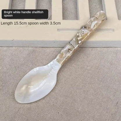 Oceanic Pearl Shell Glow Snail Spoon