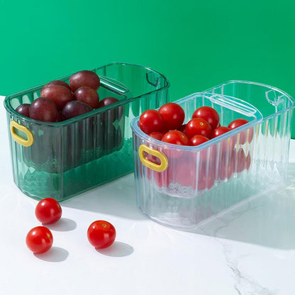 Clear Plastic Two Tier Storage Basket