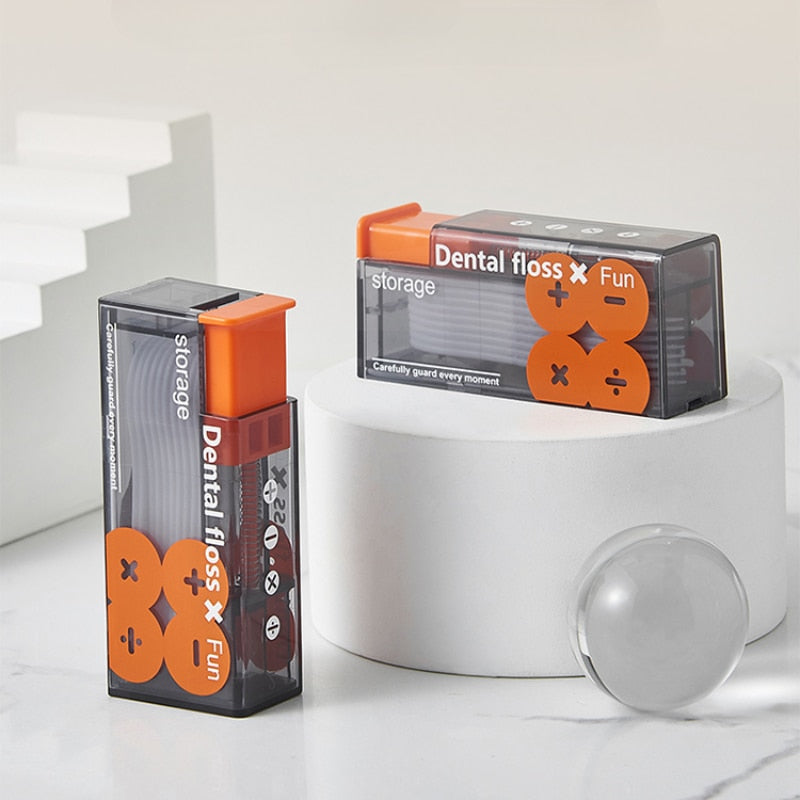 Easy Use Dental Floss Pick Dispenser Box