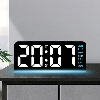 Contemporary LED Digital Nightlight Alarm Clock - Yeezlab