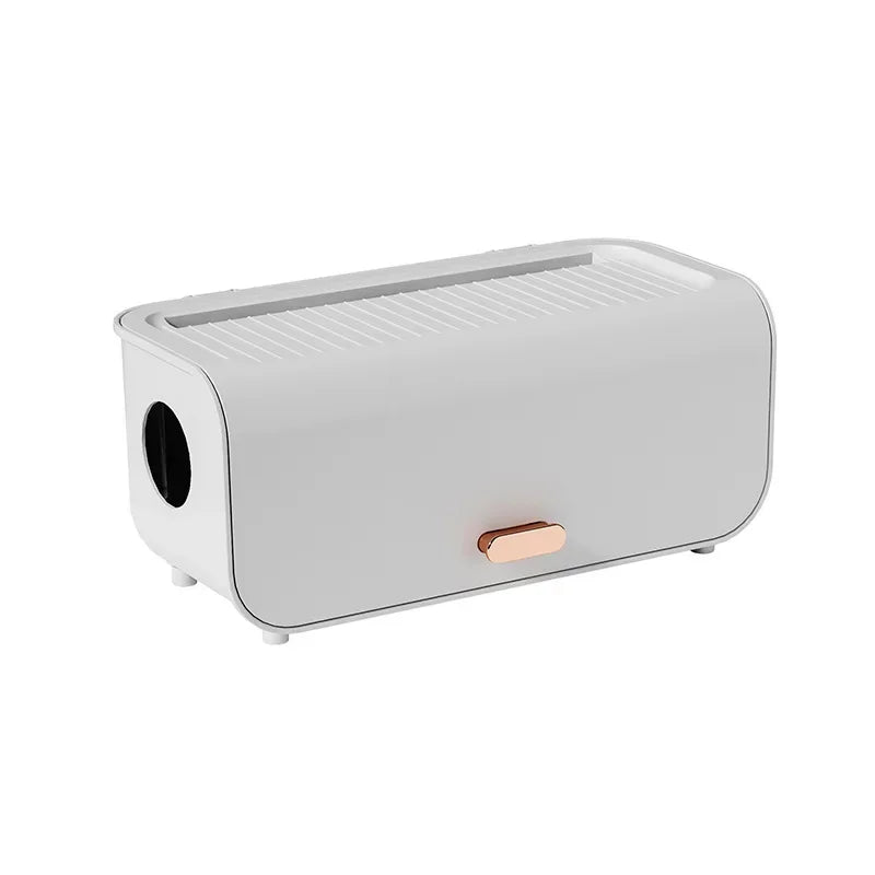 Compact Cable Organizer Box with Lid - Yeezlab