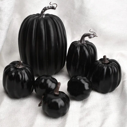 Fall Decorative Pumpkin Set 7-Piece Lightweight Pumpkins