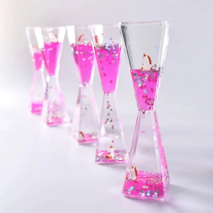 Premium Glass Hourglass Oil Timer