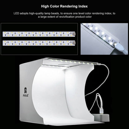 Portable Compact LED Photo Studio Kit