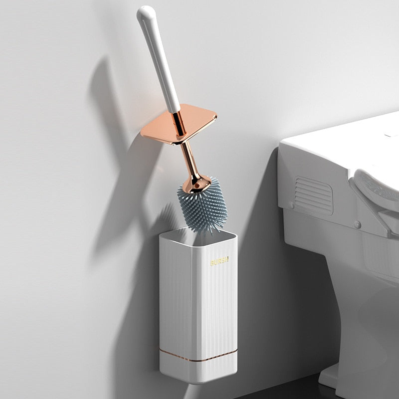 Simple Bathroom Toilet Brush with Holder