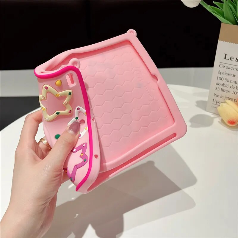 Fun Kids iPad Clear Protective Case Stand