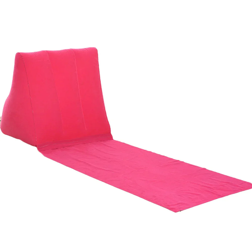 Portable Beach Air Lounge with Back Support