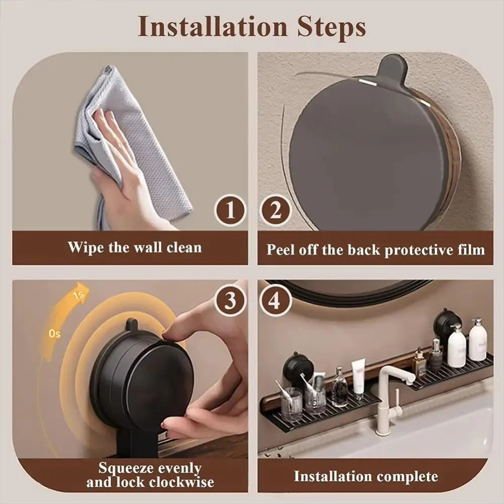 Space Saving Stainless Steel Over Sink Shelf Rack
