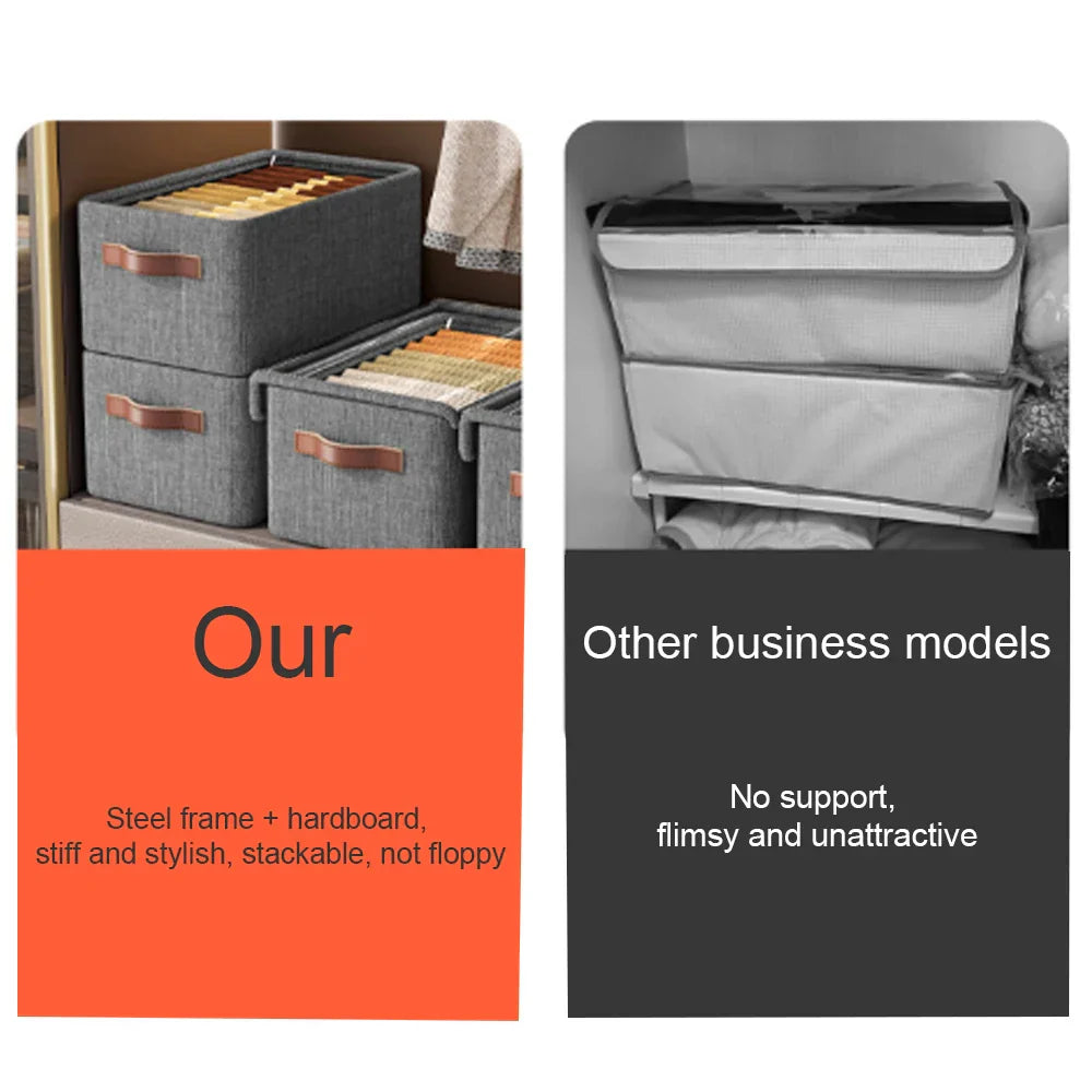 Large Plastic Storage Container with Lid and Handle