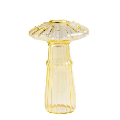 Colorful Glass Mushroom Decor Vase - Yeezlab