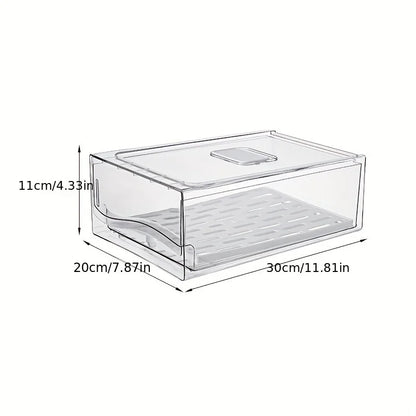 Compact Fridge Storage Container | Vegetable and Meat Keeper