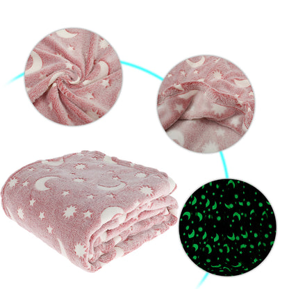 Sparkling Night Sky Throw Blanket