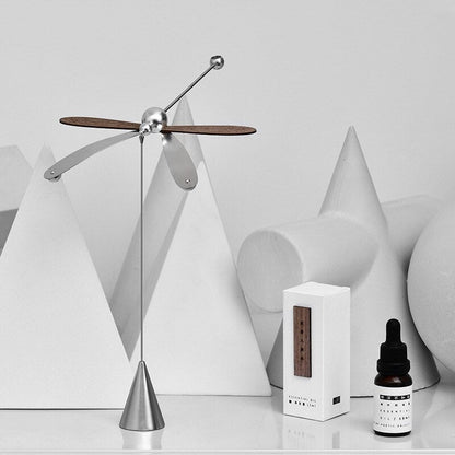 Natural Wood Dragonfly Aroma Essential Oil Diffuser