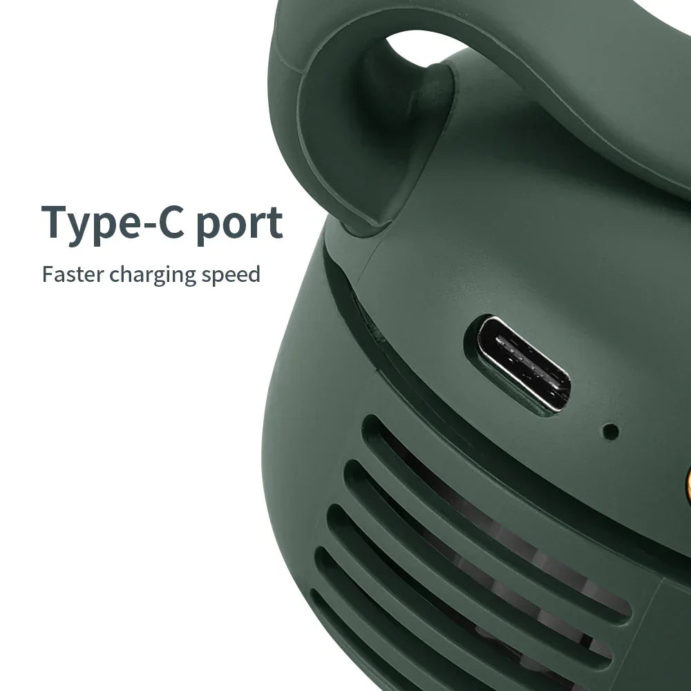 Portable Rechargeable Clip Fan for Waist Cooling
