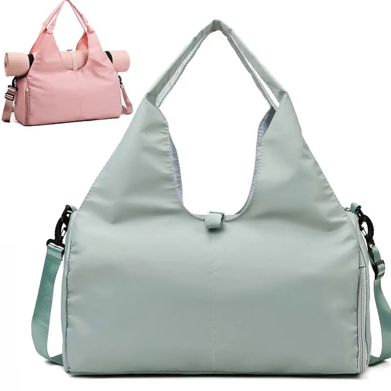 Women's Fitness Tote Bag with Sneaker Pocket