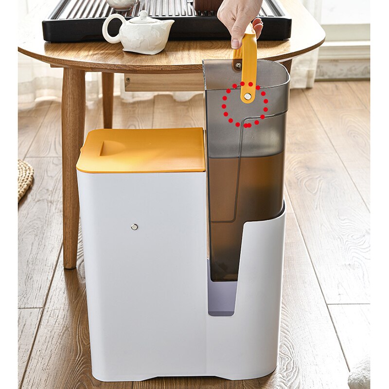 Dual Compartment Kitchen Trash Recycling Bin