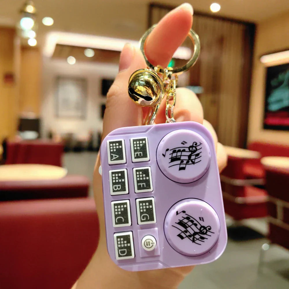 Portable Mini DJ Music Keychain Toy