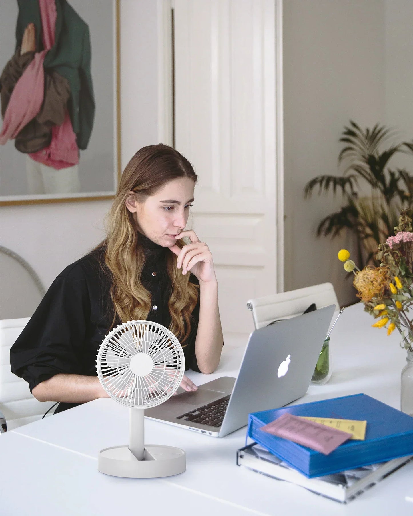 Compact Rechargeable USB Table Fan - Yeezlab