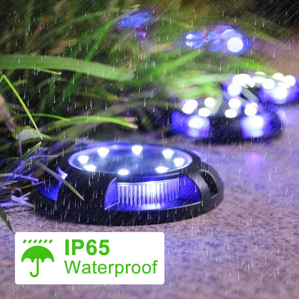 Green Solar Powered Garden Lamp