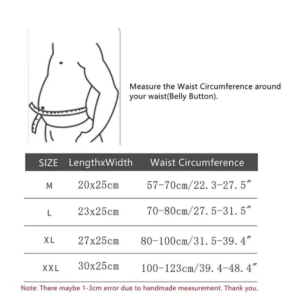 Comfortable Thermal Back Support Waist Belt