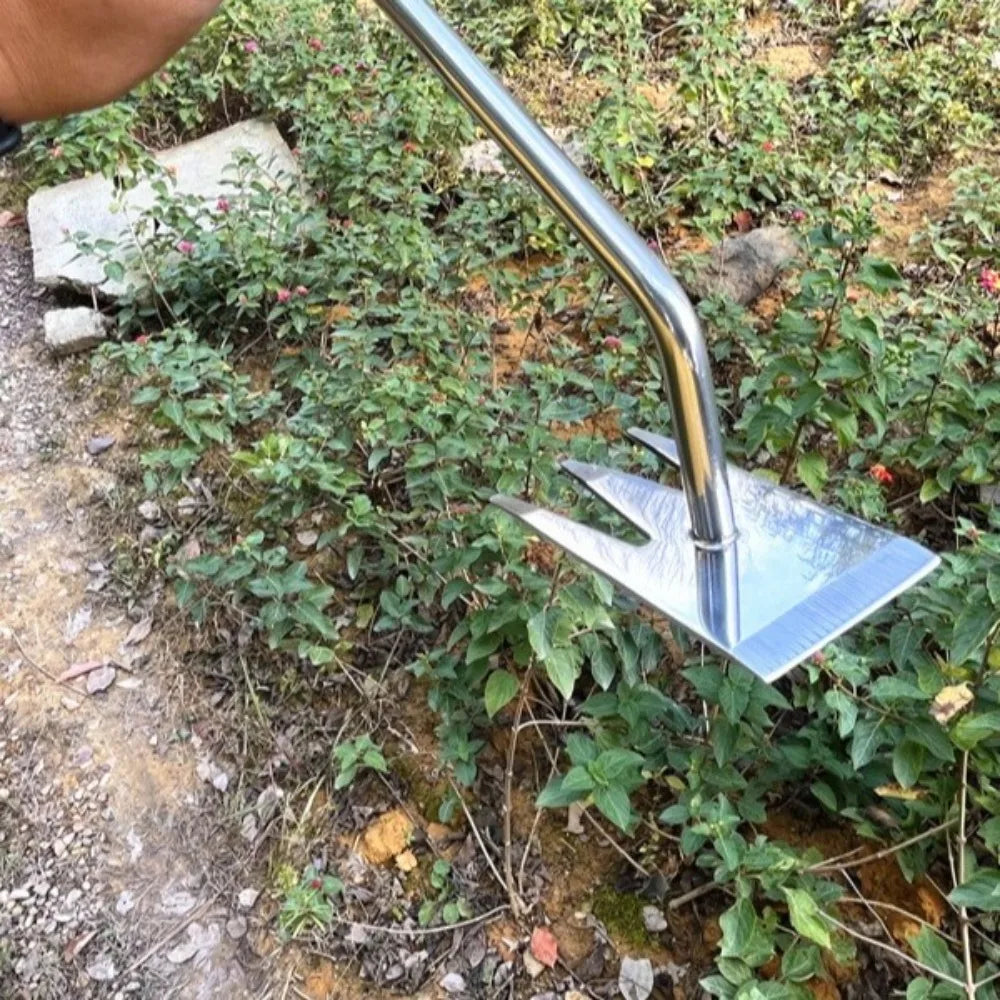 Effective Weed Puller with 3 Prongs Stainless Steel Tool