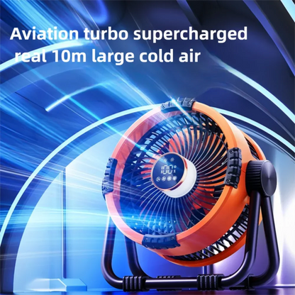 Portable 4-in-1 Fan and Night Lamp with Rechargeable Battery