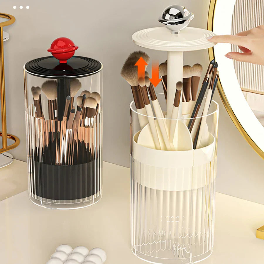 Premium Makeup Brush Storage and Auto Lift Case