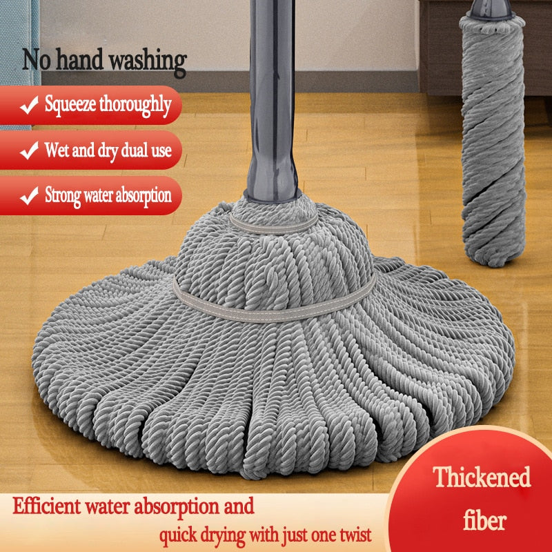 Easy Clean Microfiber Spin Mop