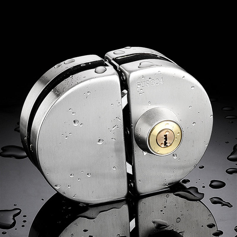 Secure Sliding Glass Door Lock Stainless Steel
