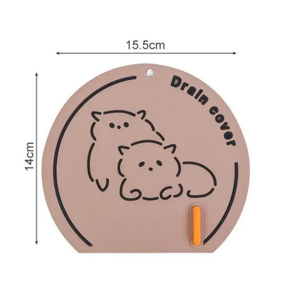 Kitchen Sink Strainer Odor Absorbing Mat