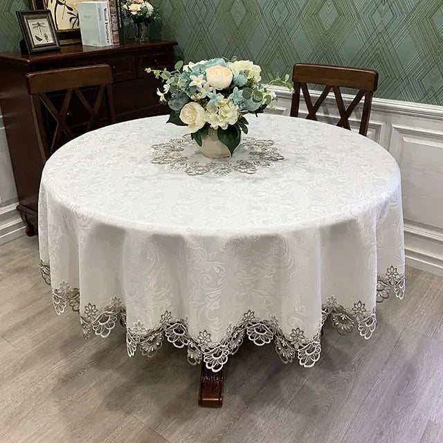 Elegant Floral Table Cover