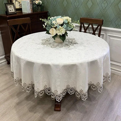 Elegant Floral Table Cover