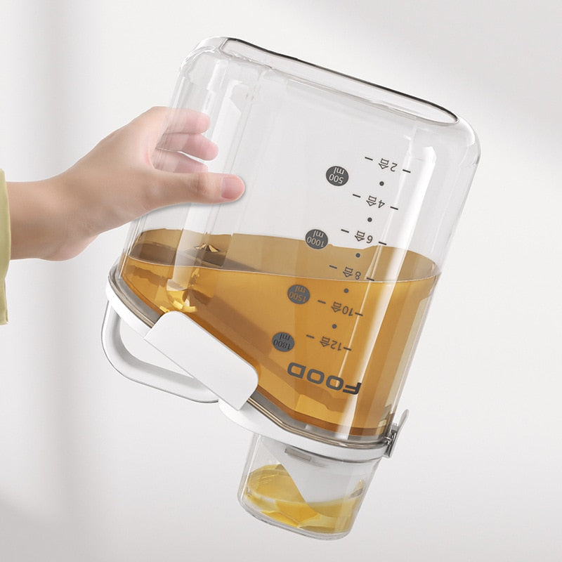 Clear Kitchen Measuring Food Container