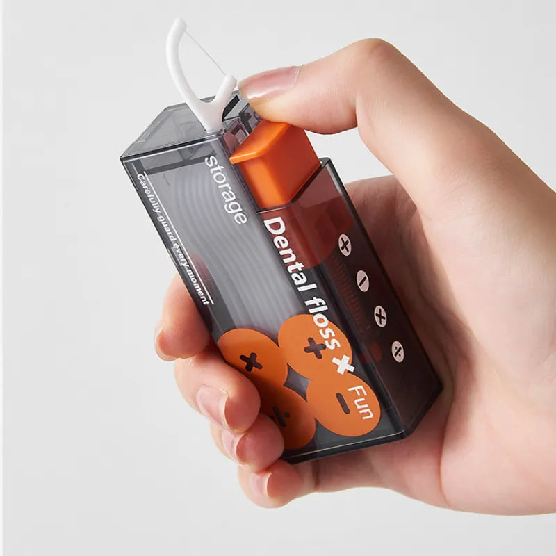 Easy Use Dental Floss Pick Dispenser Box