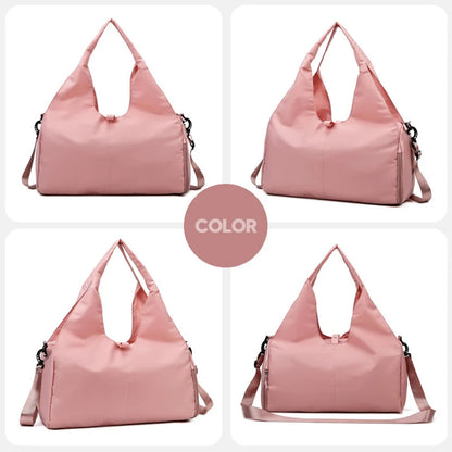 Women's Fitness Tote Bag with Sneaker Pocket