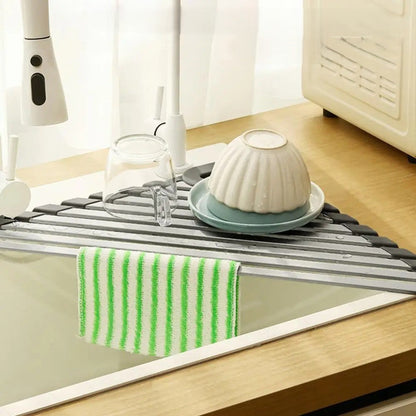 Non-Slip Corner Sink Shelf Organizer Rack