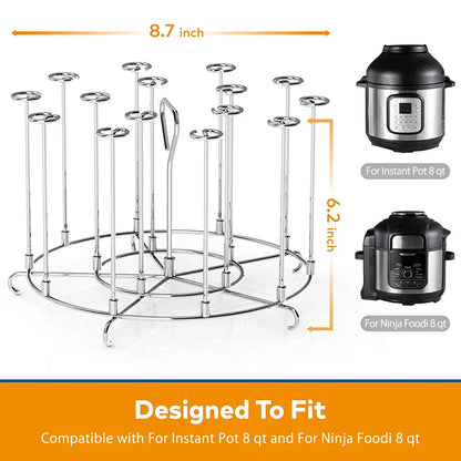 Compact Air Fryer Kebab Grill Stand - Yeezlab
