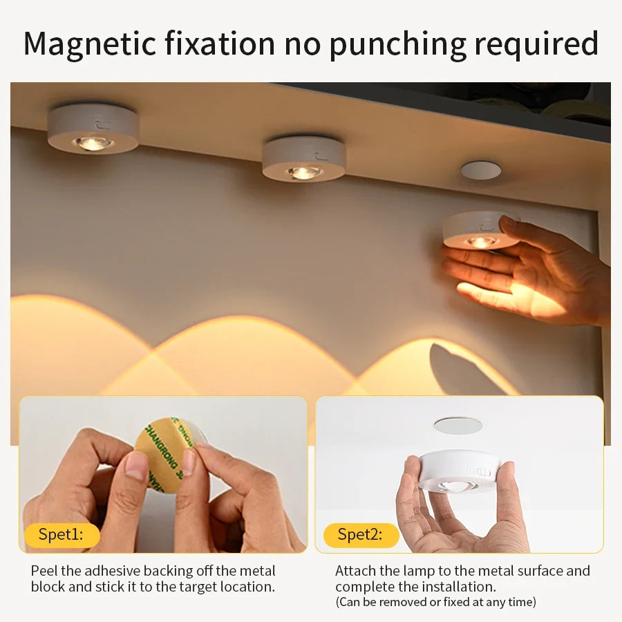 Portable LED Rechargeable Spotlight with Remote
