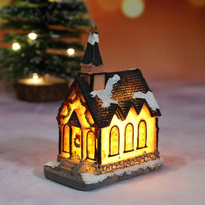 Colorful LED Christmas Home Decor Figurines